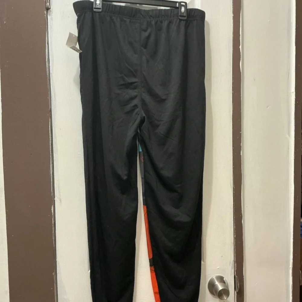 Naruto Shippuden Men's Jogger Pants - Black and Blue